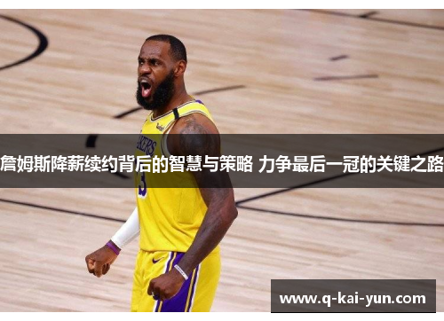 詹姆斯降薪续约背后的智慧与策略 力争最后一冠的关键之路